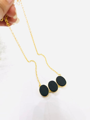 Mate Black Stone Chain